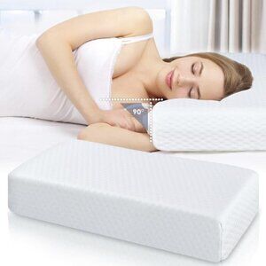 Cooling Cube Pillow for Side Sleepers Memory Foam Pillows‎ Neck and Shoulder New